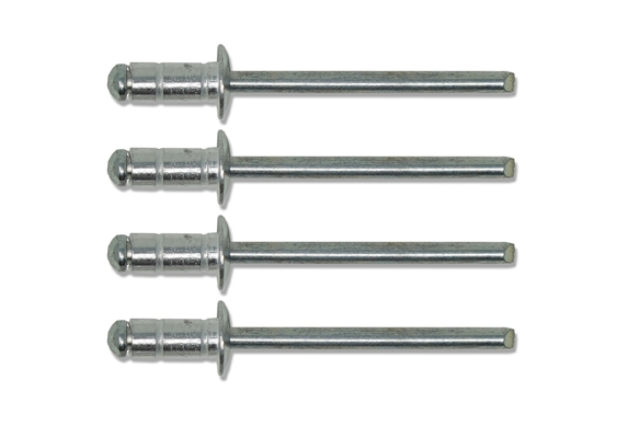 [55-00001-S4] Redline Tuning #1 Silver Multi-grip Rivets - (Qty 4)