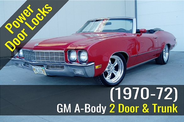 Klassic Keyless GM A-Body 2 Door (1970-1972) Power Door Lock System