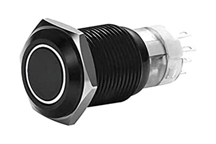 Klassic Keyless Push Button (Black / White)